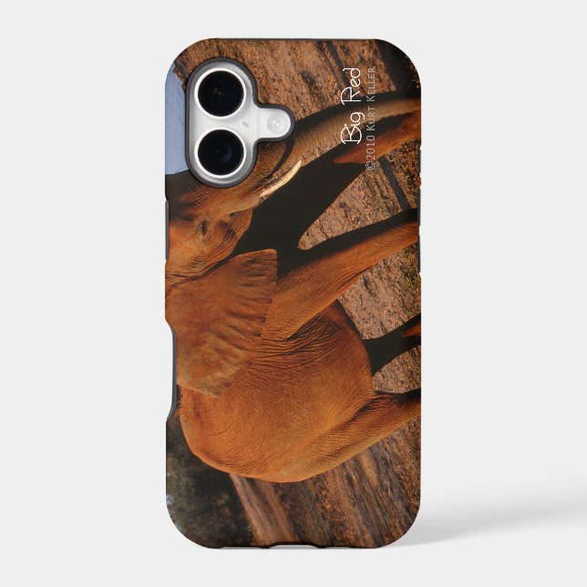 Big Red Iphone Case (Back)