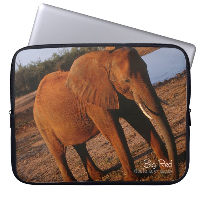 Big Red Laptop Sleeve (Front)