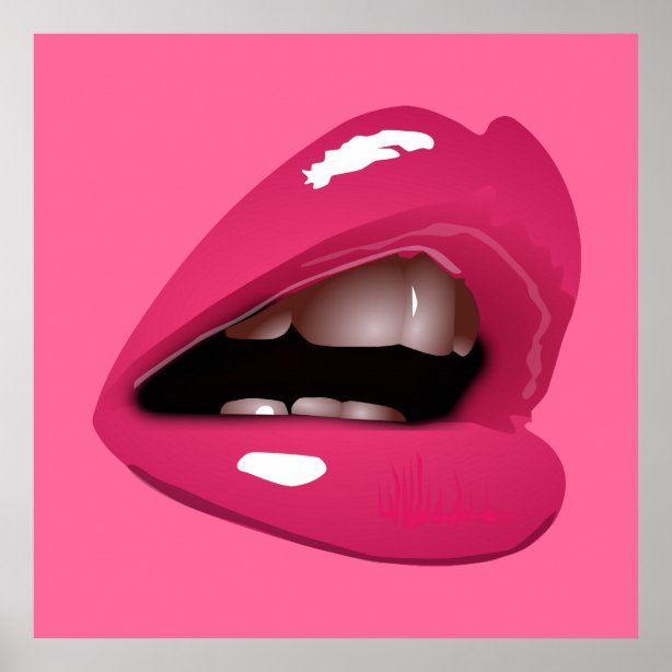 Big Lips Art & Wall Décor | Zazzle