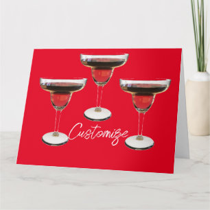 Big Red Margarita Cocktail Drink Thunder_Cove Card