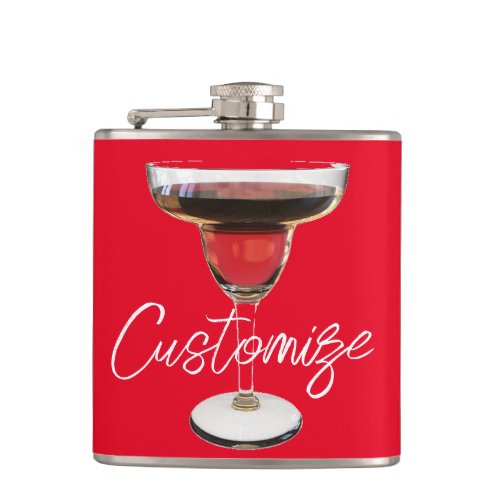 Big Red Margarita Cocktail Drink Thunder_Cove  Flask