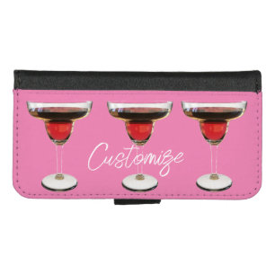 Big Red Margarita Cocktail Drink Thunder_Cove iPhone 8/7 Wallet Case