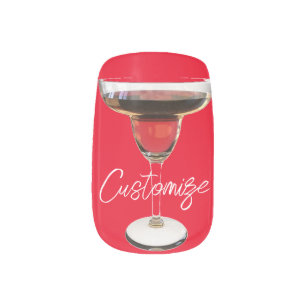 Big Red Margarita Cocktail Drink Thunder_Cove Minx Nail Art
