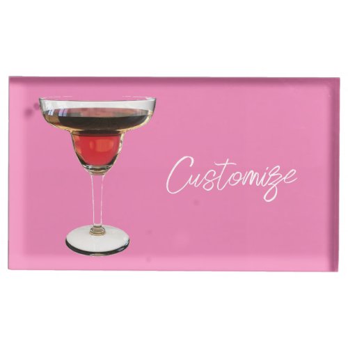 Big Red Margarita Cocktail Drink Thunder_Cove   Place Card Holder