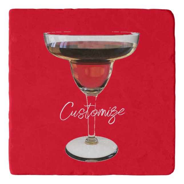 Big Red Margarita Cocktail Drink Thunder_Cove  Trivet (Front)