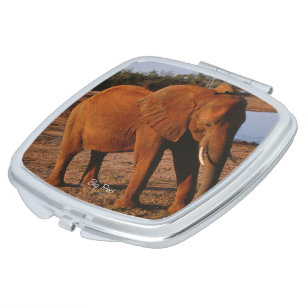 Big Red Mirror For Makeup