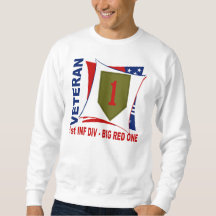 big red one hoodie