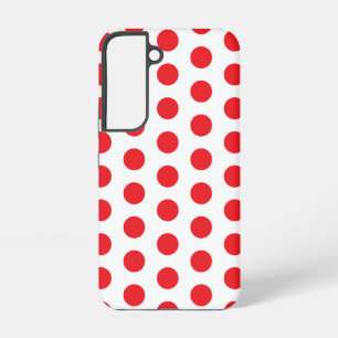 Big Red Polka Dots Towel Samsung Galaxy S22 Case