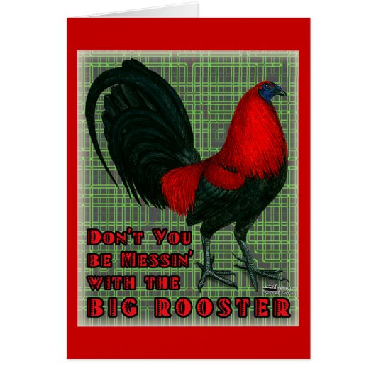 Big Red Rooster Cards (Front)