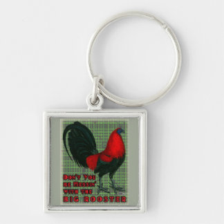 Big Red Rooster Keychain