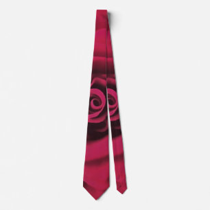 Big Red Rose Neck Tie