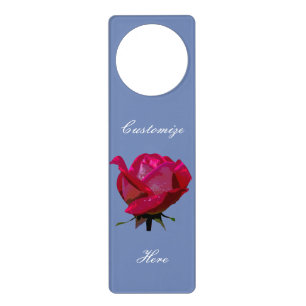 big red rose Thunder_Cove Door Hanger