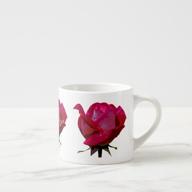 big red roses Thunder_Cove any color Espresso Cup (Right)