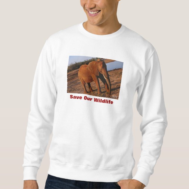Big Red Save Our Wildlife Sweatshirt (Front)