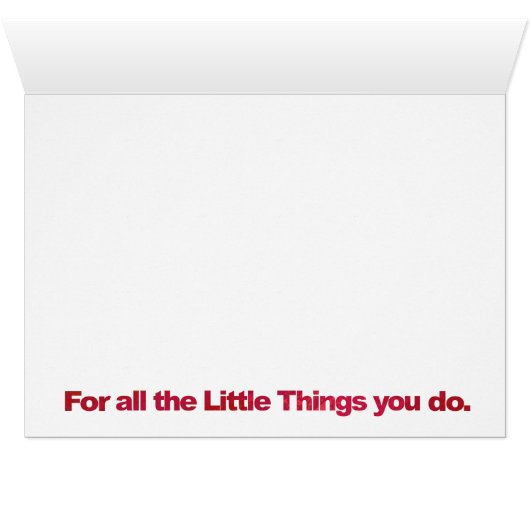 Big Red Thank You (Inside Horizontal (Bottom))