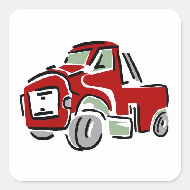 Big Red Truck - Stickers (Front)