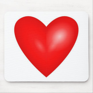 Big Red Valentine Heart Mouse Pad