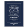 BIG Retire Awesome Modern Blue Retirement Quote Card