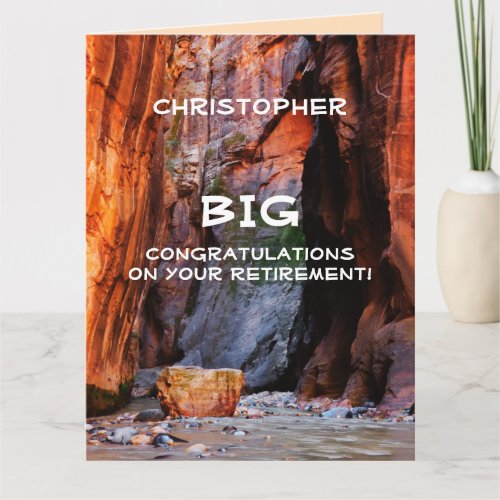 BIG Retirement Congratulations JUMBO, Zion Narrows