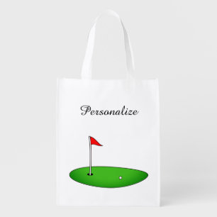 Big reusable grocery bag for golfer
