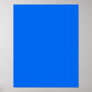 BIG RICH BRIGHT DEEP BLUE BACKGROUND WALLPAPER TEM POSTER