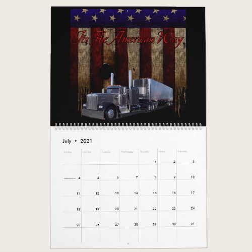 Big Rig Calendar Big Rig Calendar