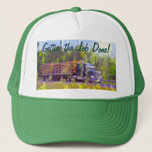 Logging Truck Hats \u0026 Caps | Zazzle