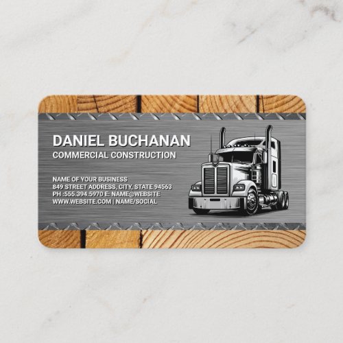 Big Rig | Semi Truck | Transport Trucking Business Card