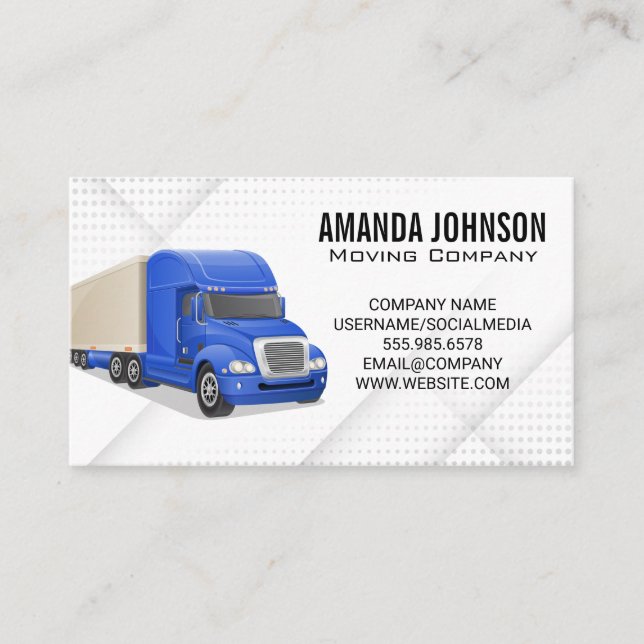 Big Rig | Transports Business Card (Front)