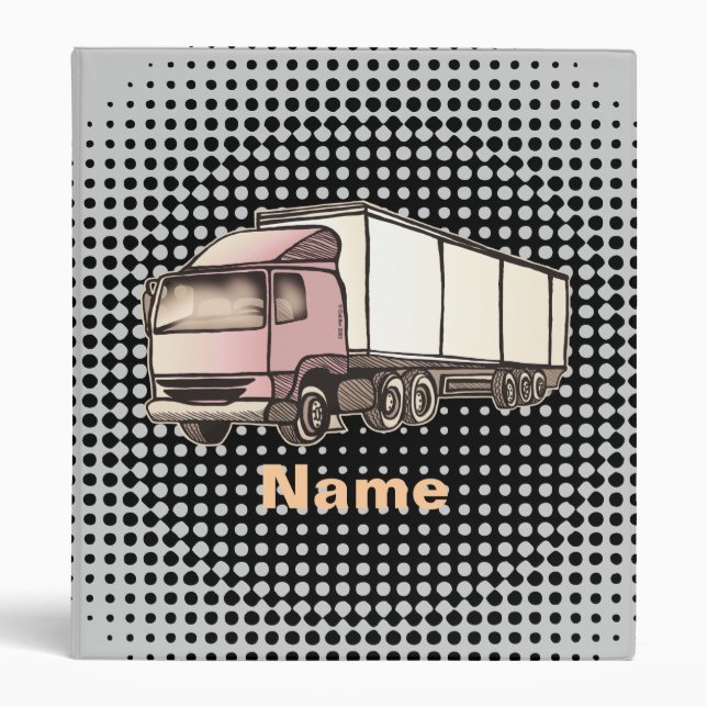 Big Rig Truck Binder (Front)