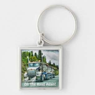 Big Rig Trucker's Lorry Design for Truck-lovers Keychain