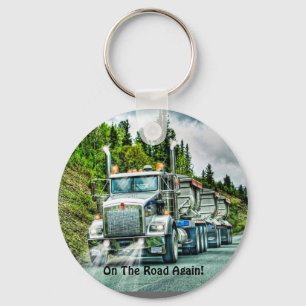 Big Rig Trucker's Lorry Design for Truck-lovers Keychain