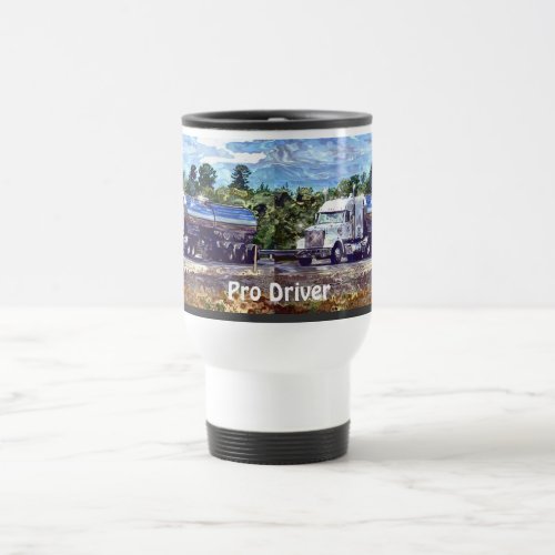 Big Rig Truckers Lorry Design for Truck_lovers Travel Mug