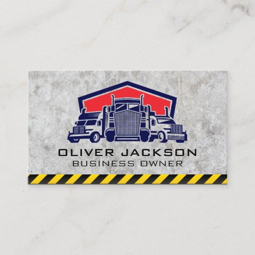 Big Rig Trucks | Builder | Construction Business Card