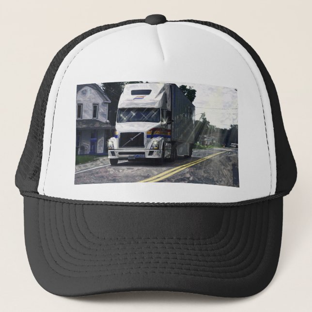 Big Rigs Heavy Transport Trucker's Hat (Front)