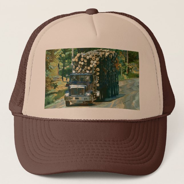 Big Rigs Logging Truck Driver's Hat (Front)