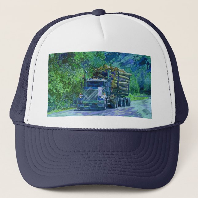 Big Rigs Logging Truck Driver's Hat (Front)