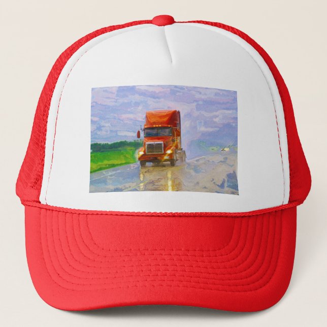 BIG RIGS TRUCK DRIVERS GEAR TRUCKER HATS (Front)
