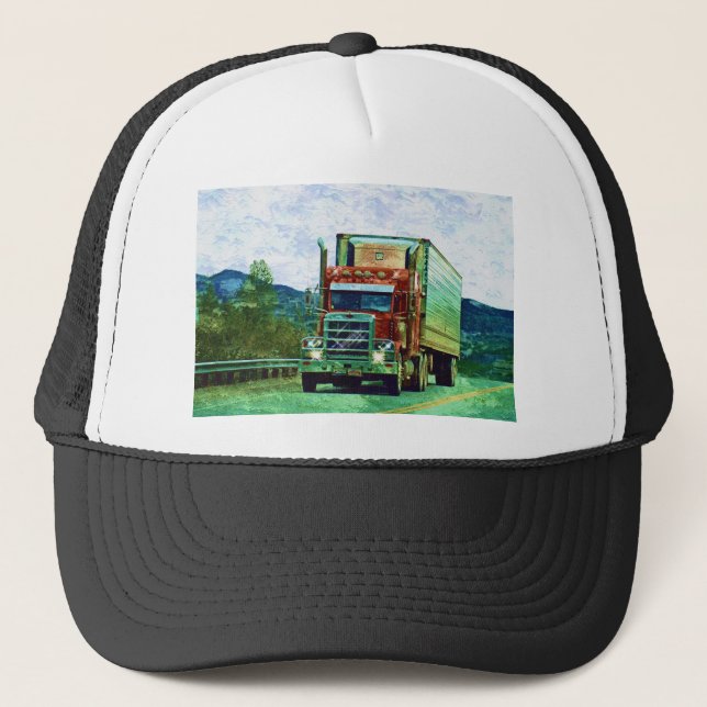BIG RIGS TRUCK DRIVERS GEAR TRUCKER HATS (Front)