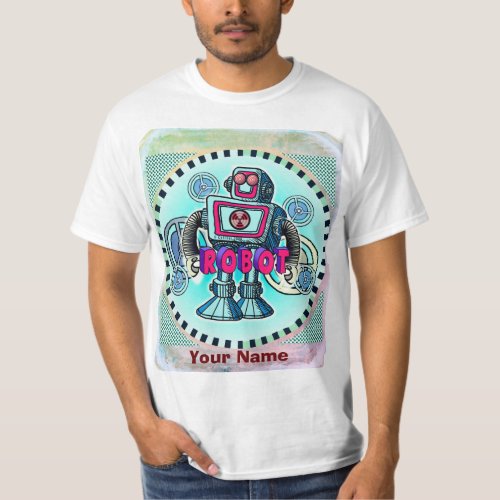 Big Roboto custom name T_Shirt