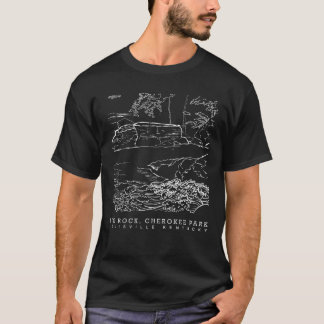 Big Rock at Cherokee Park in Louisville Kentucky T T-Shirt