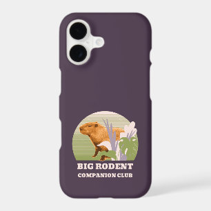Big Rodent Companion Club Capybara iPhone 17 Case