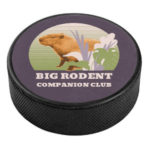 Big Rodent Companion Club Capybara Hockey Puck