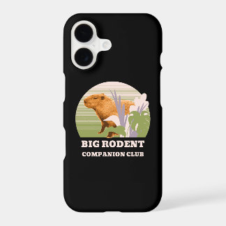 Big Rodent Companion Club Capybara iPhone 17 Case