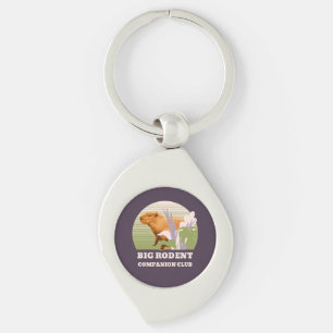 Big Rodent Companion Club Capybara Keychain