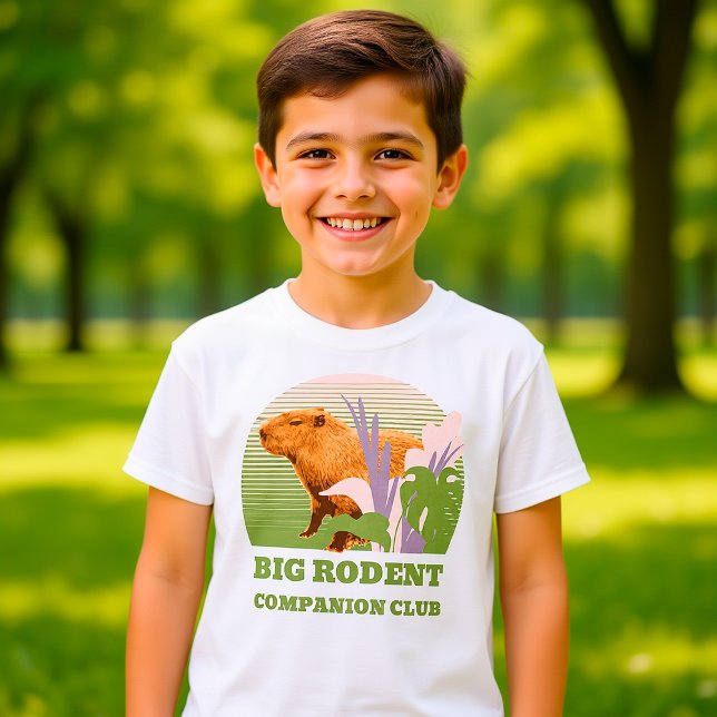 Big Rodent Companion Club Capybara T-Shirt (Creator Uploaded)