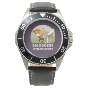 Big Rodent Companion Club Capybara Watch