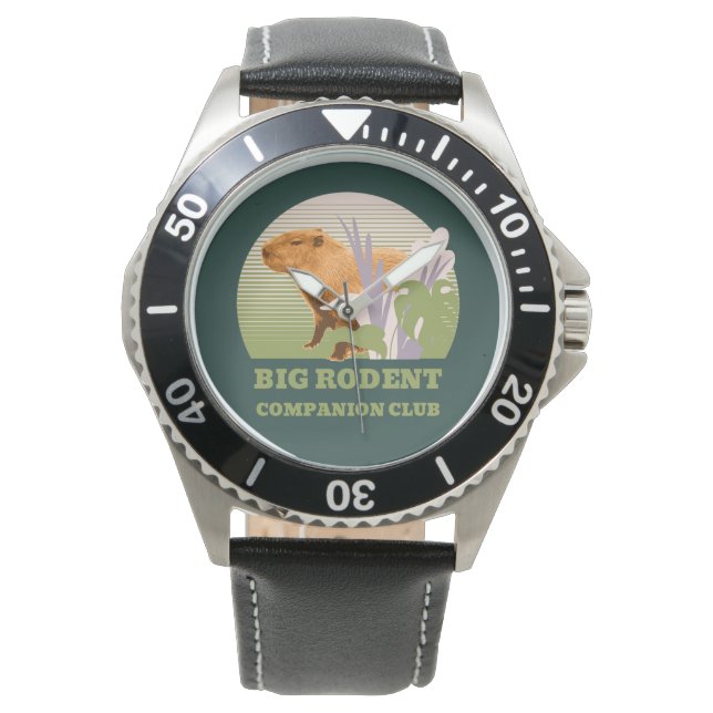 Big Rodent Companion Club Capybara Watch (Front)