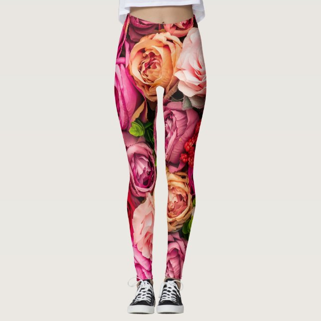 Big Rose Leggings (Front)