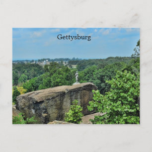 Big Round Top in Gettysburg Postcard